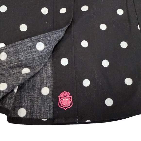 Talbots Women's Non Iron Polka Dot Black/White Preppy Button Up Blouse; Size 2‎ - Picture 6 of 7